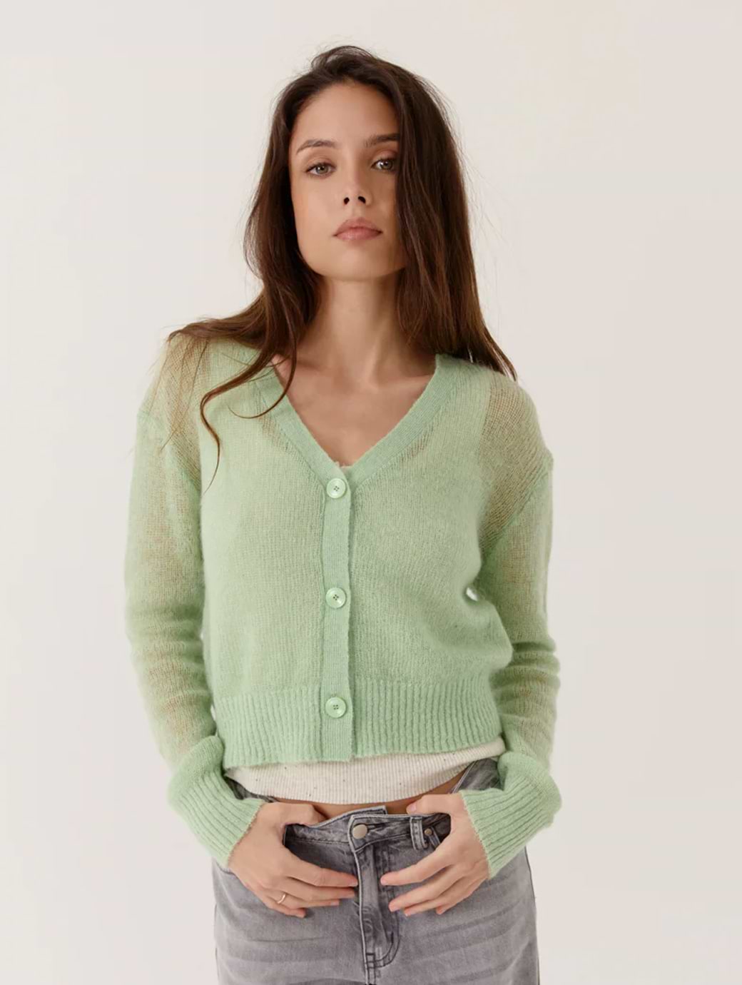 Artlove Women's Cephine Cardigan Green