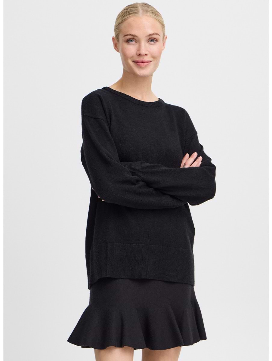 B Young Bynonina O-Neck Jumper Black