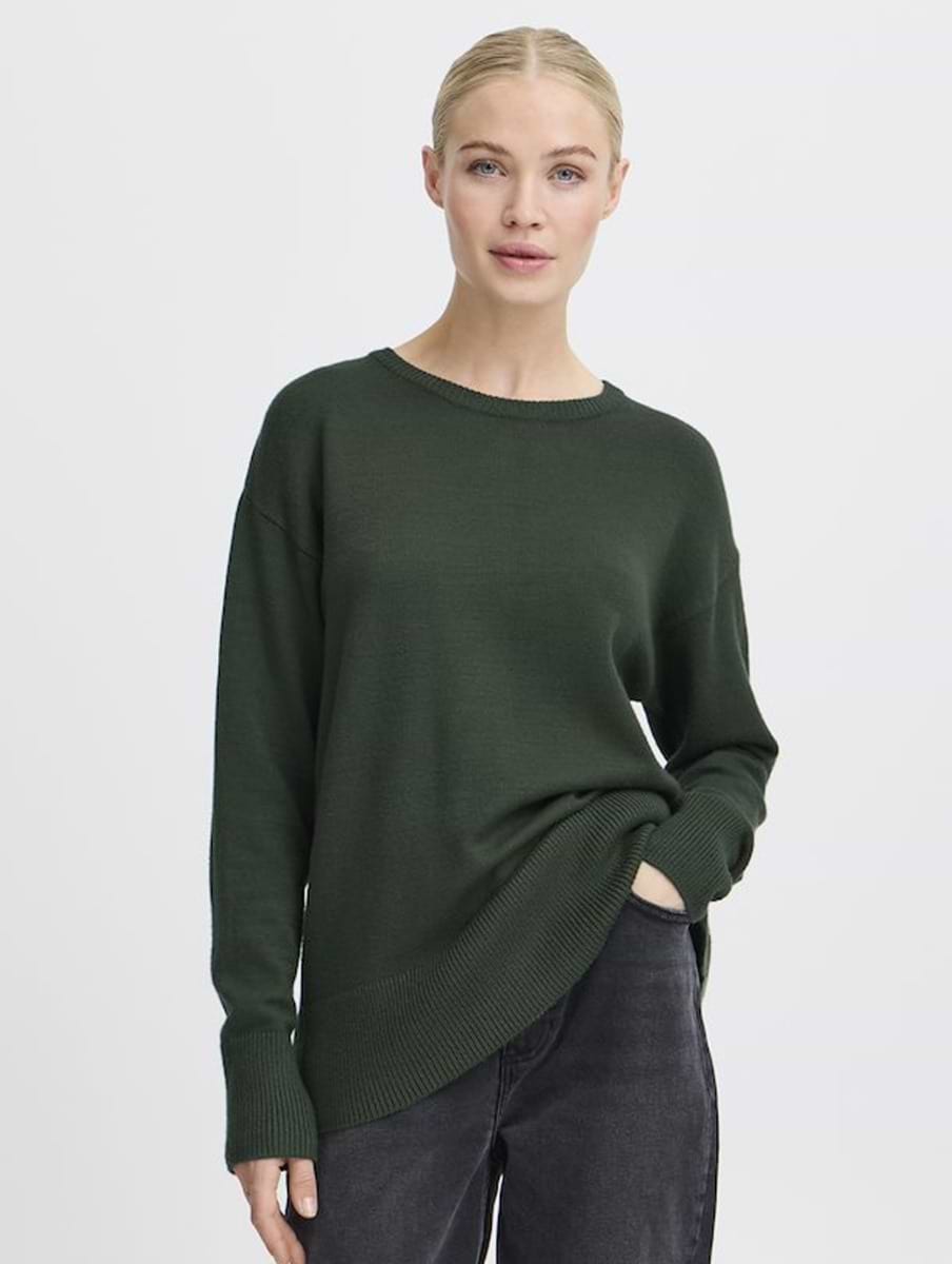 B Young Bynonina O-Neck Jumper Sycamore