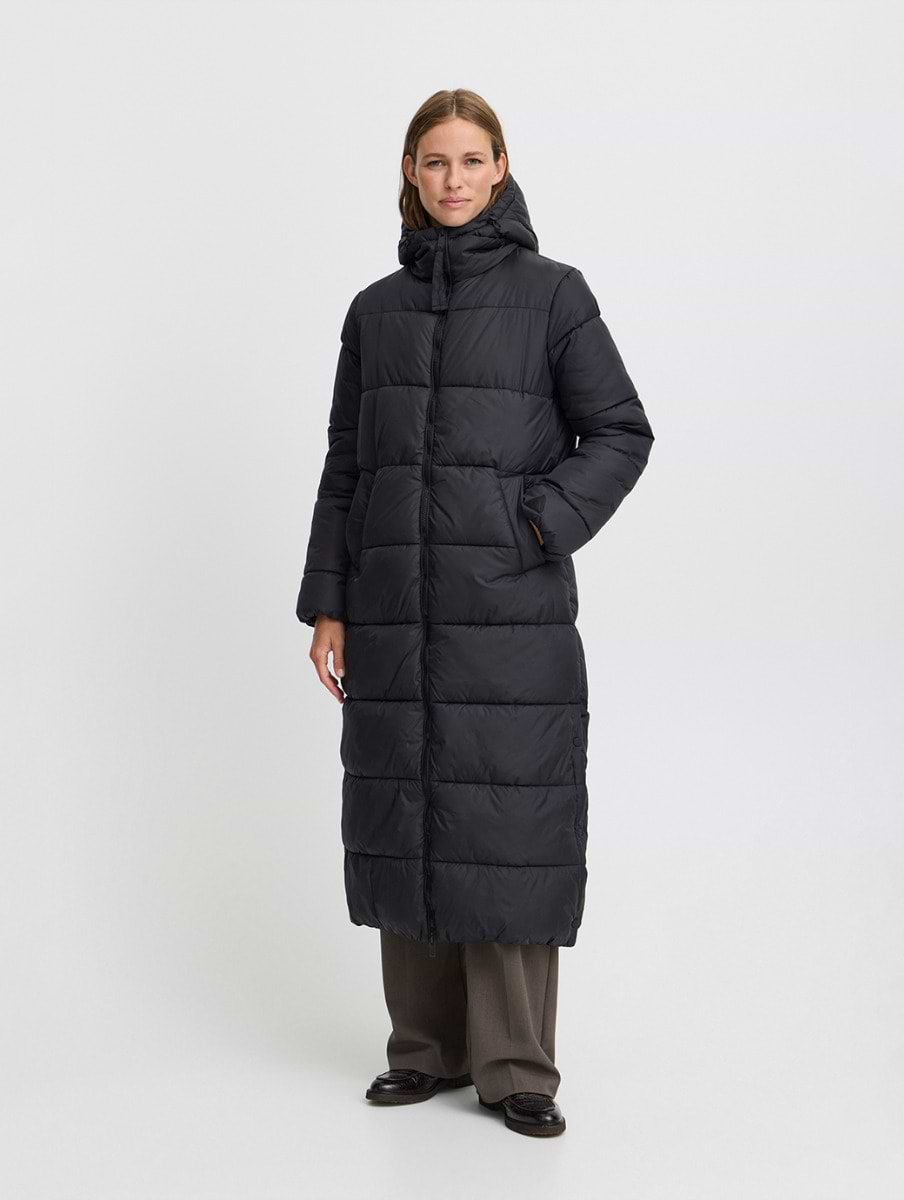 B Young Women's Bybomina Long Coat Black