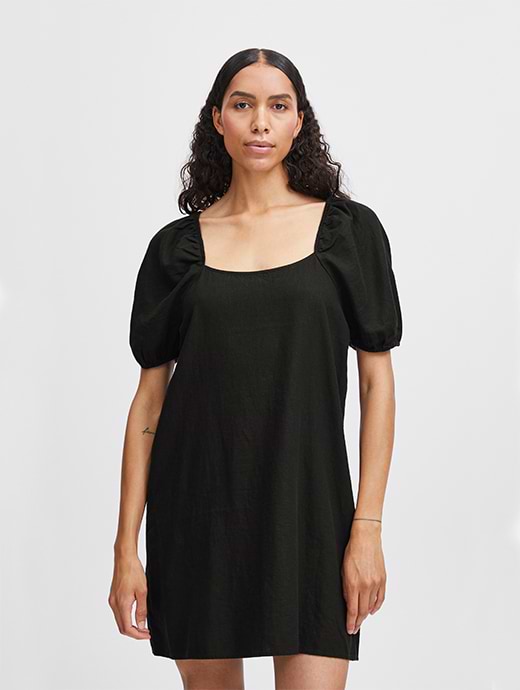 B Young Women's Byfalakka Short Sleeve Dress Black