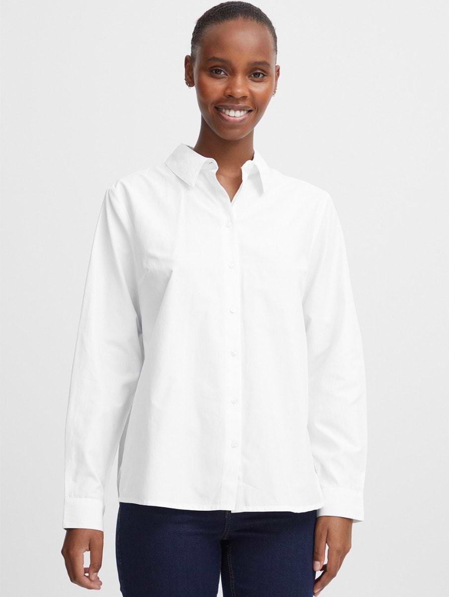 B Young Women's Byhetila Shirt Optical White