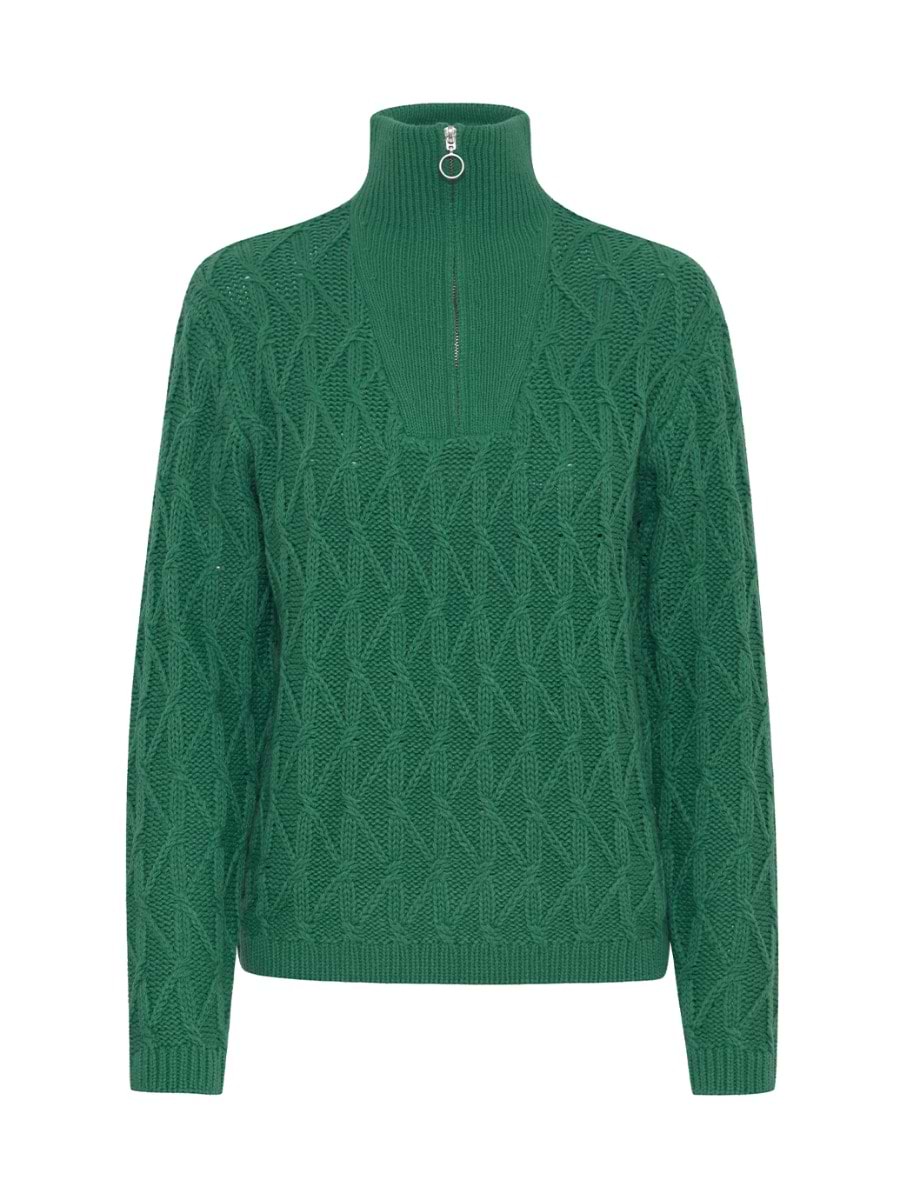 B Young Women's Byotinka Half Zip Jumper Foliage Green