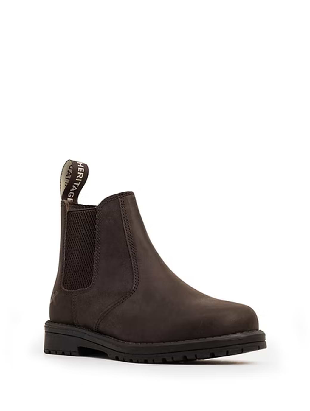 Back British Farming Children's Heritage Wrangler Junior Dealer Boot Brown
