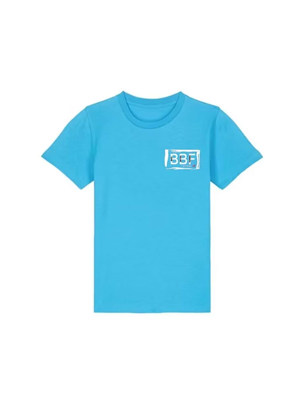 Back British Farming Kid's Summer Haze T-Shirt Aqua Blue