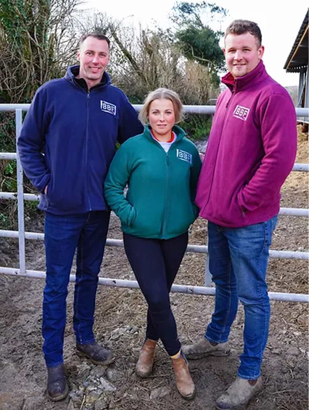 Back British Farming Men's Full-Zip Outdoor Fleece Green