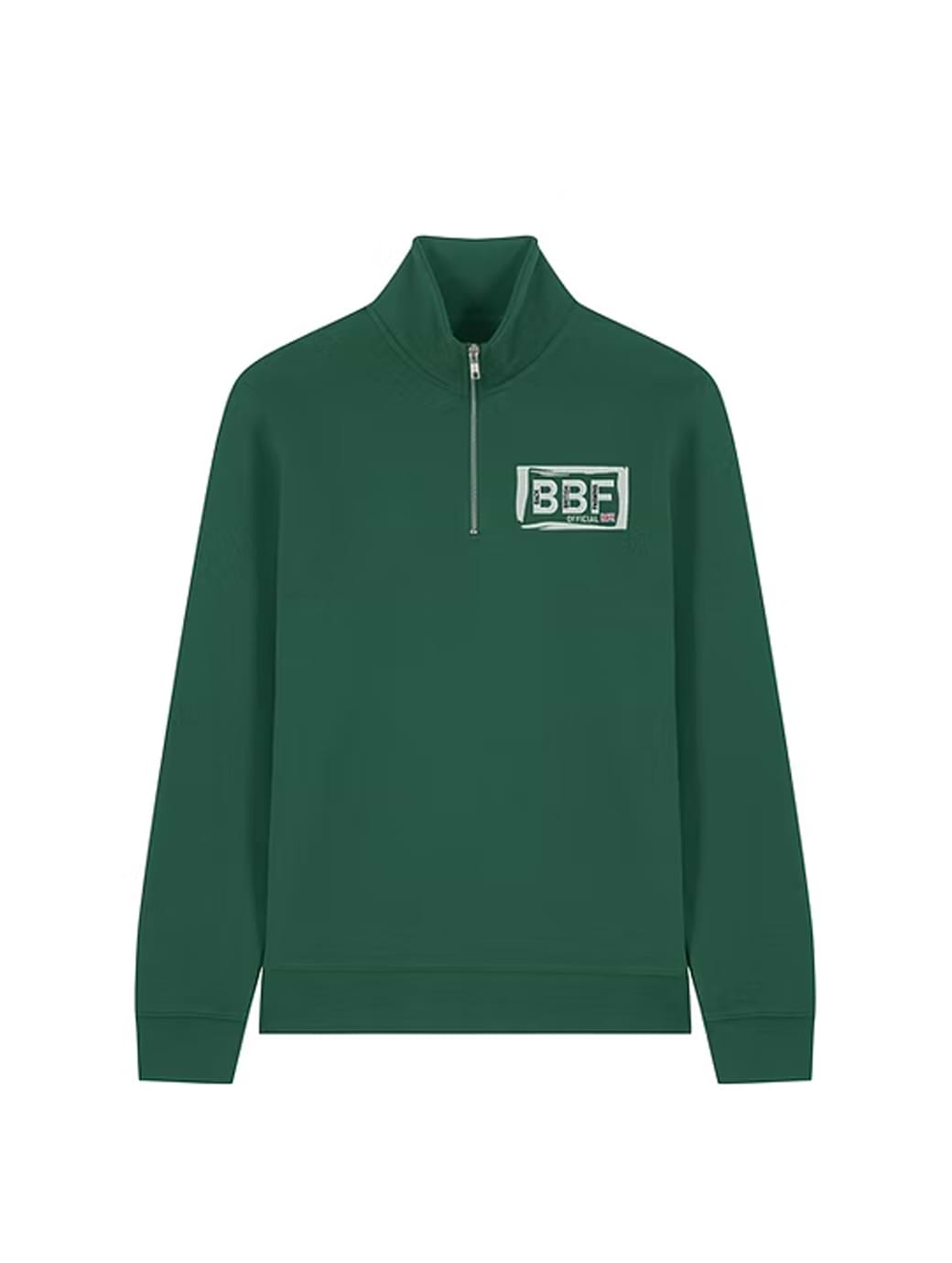 Back British Farming Premium Quarter Zip Bottle Green