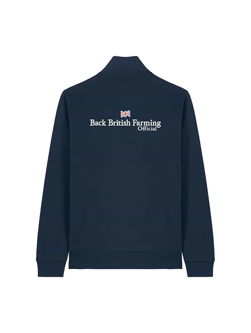 Back British Farming Premium Quarter Zip Navy