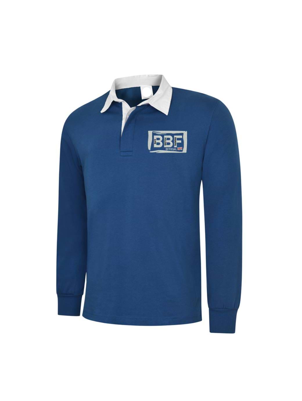 Back British Farming Premium Unisex Rugby Shirt Royal Blue