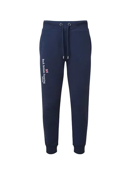 Back British Farming Unisex Joggers Navy