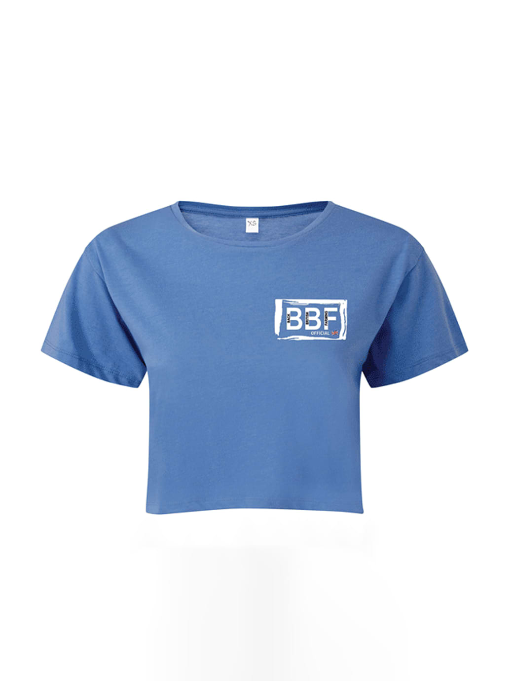 Back British Farming Women's Summer Haze Crop Top Cornflour