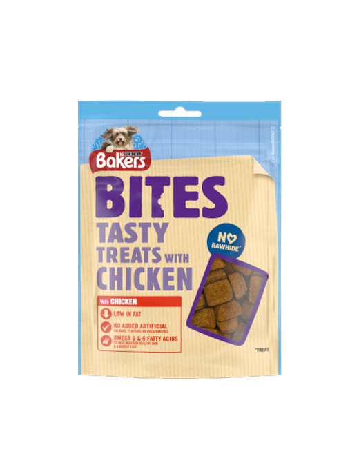 Bakers Bites Tasty Treats with Chicken 130g
