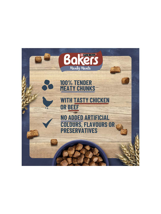 Bakers Meaty Meals Beef 2.7kg