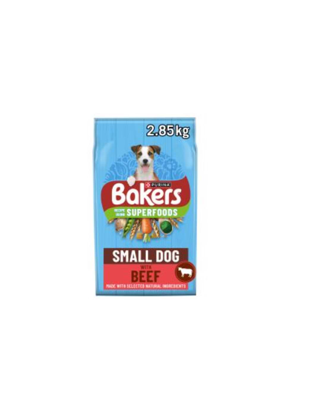 Bakers Superfoods Small Dog Beef 2.85kg