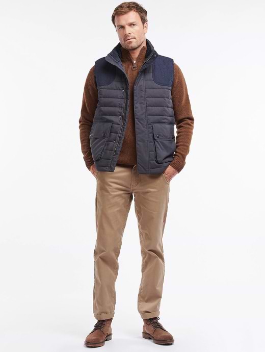 Barbour Bradford Gilet Navy Griggs