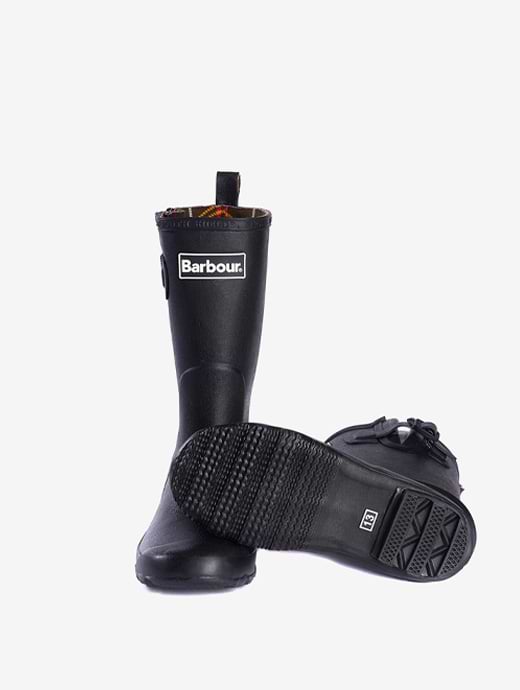 Barbour Children s Simonside Wellies Black Griggs