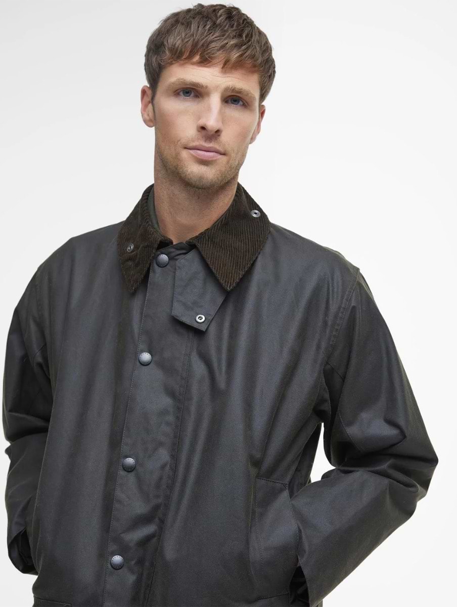 Barbour classic northumbria waxed jacket shop