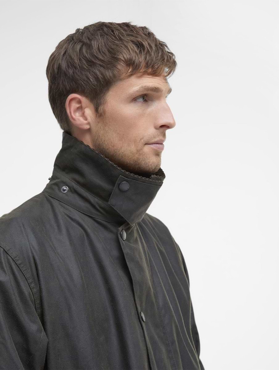Barbour Classic Northumbria Wax Jacket Olive Barbour Classic Northumbria Wax Jacket Olive