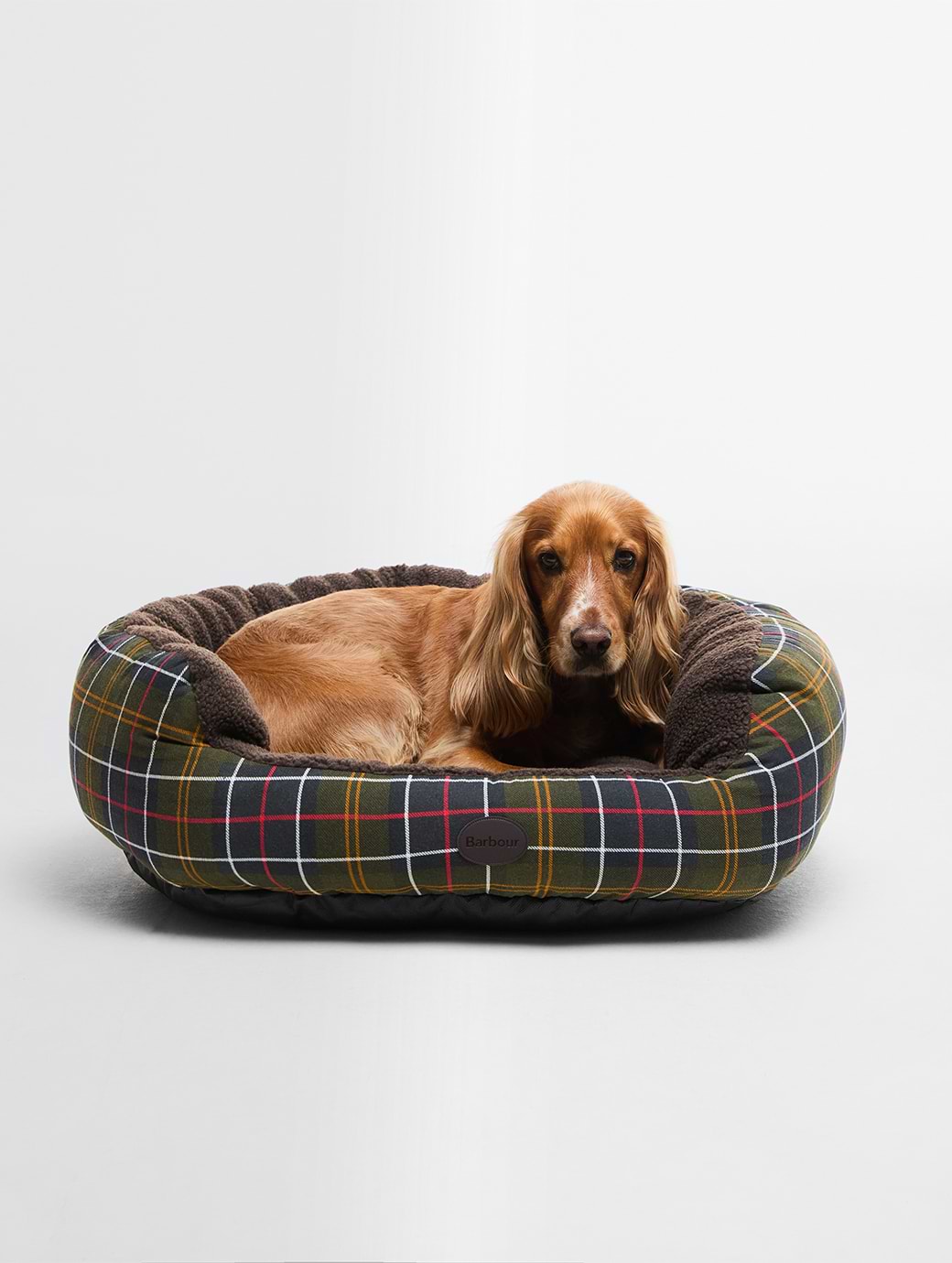 Barbour Dog Snuggle Bed 30" Classic Tartan