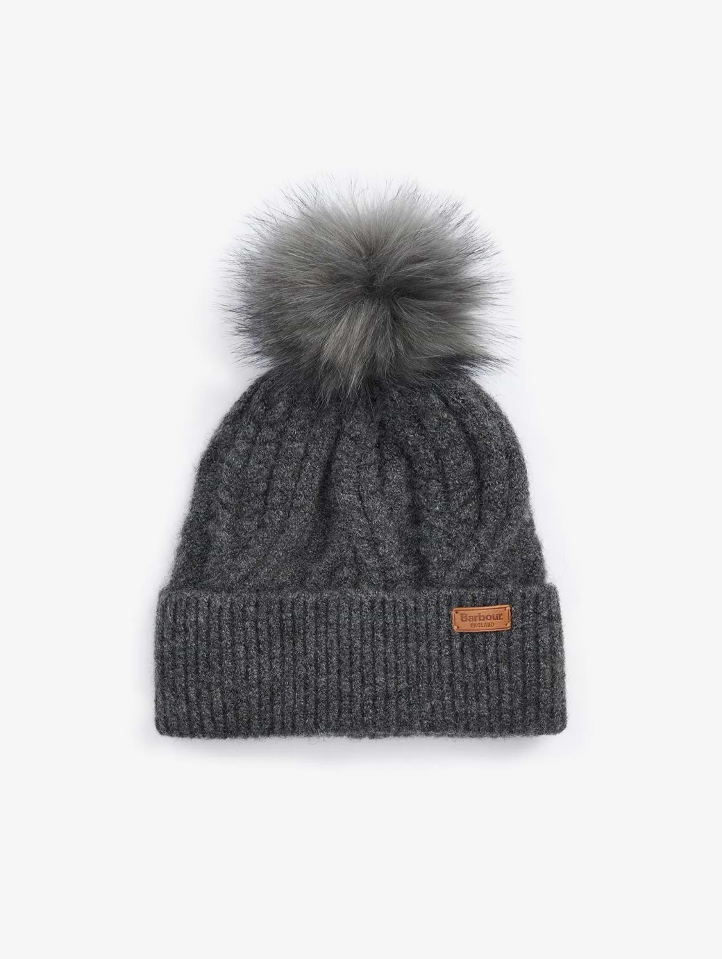 Barbour Elsdon Beanie Hat Grey