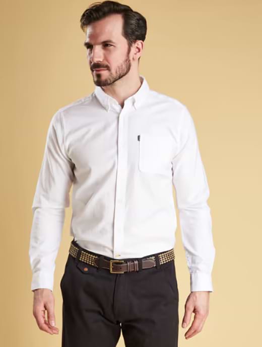 Barbour Men s Endsleigh Oxford Shirt White