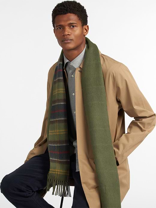 Plaid shawl with sleeves new arrivals