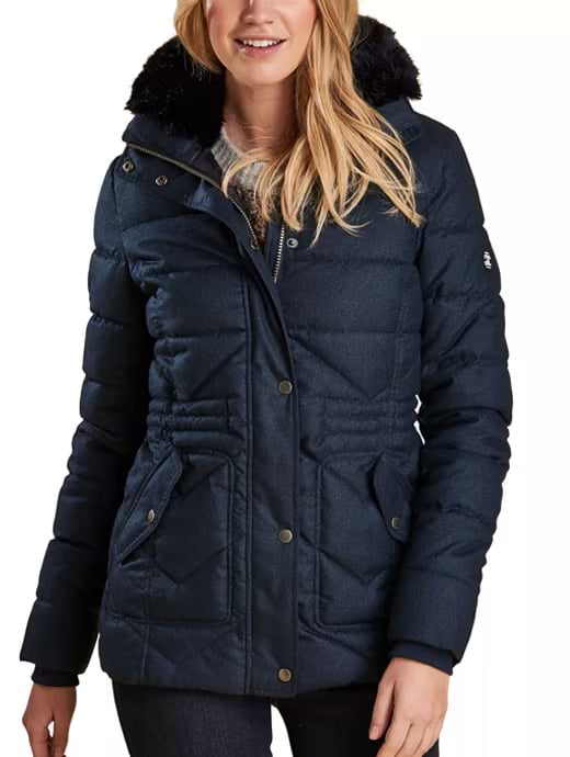 Barbour Langstone Quilted Jacket Navy