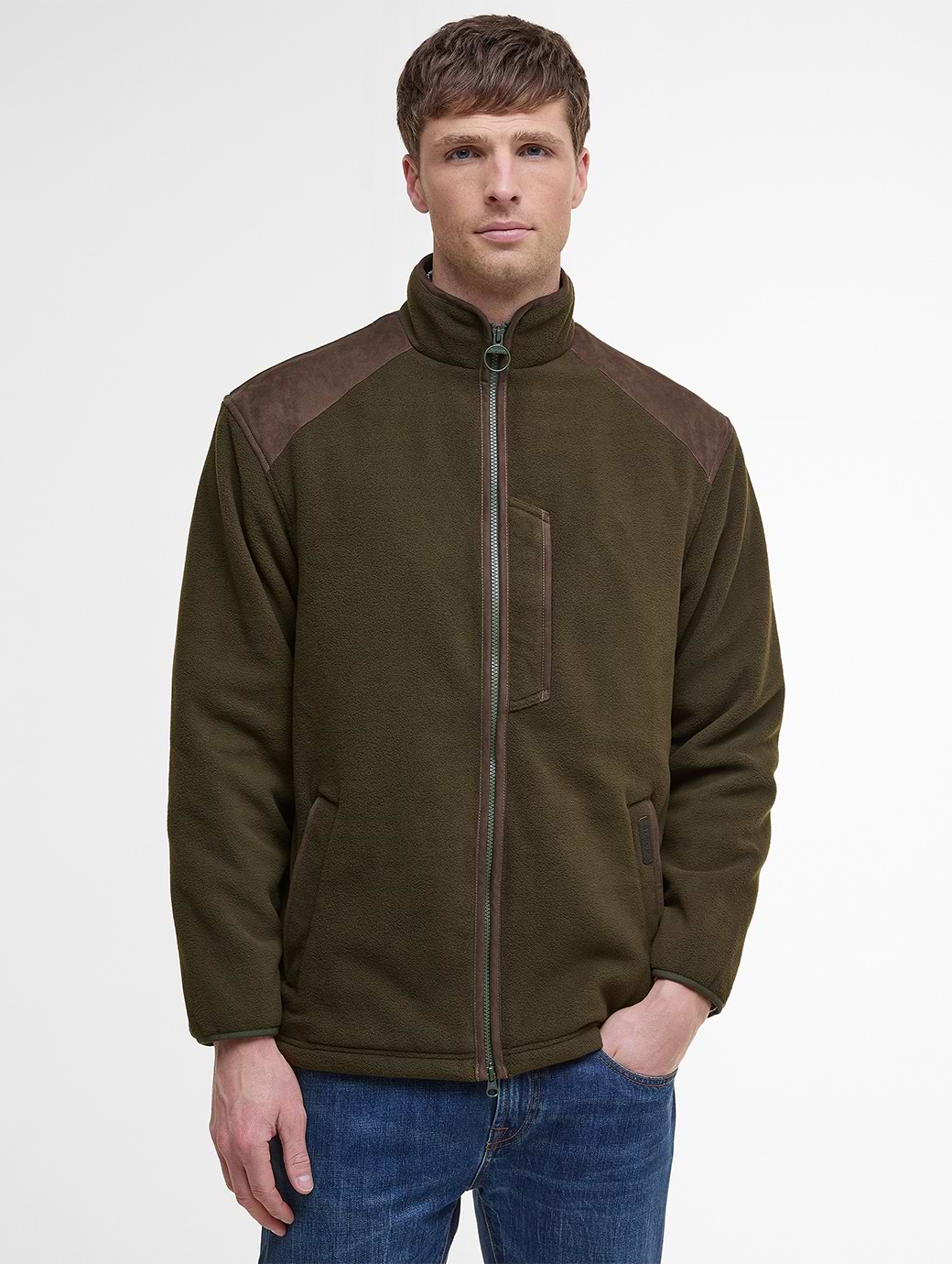 Barbour Men's Active Fleece Jacket Olive