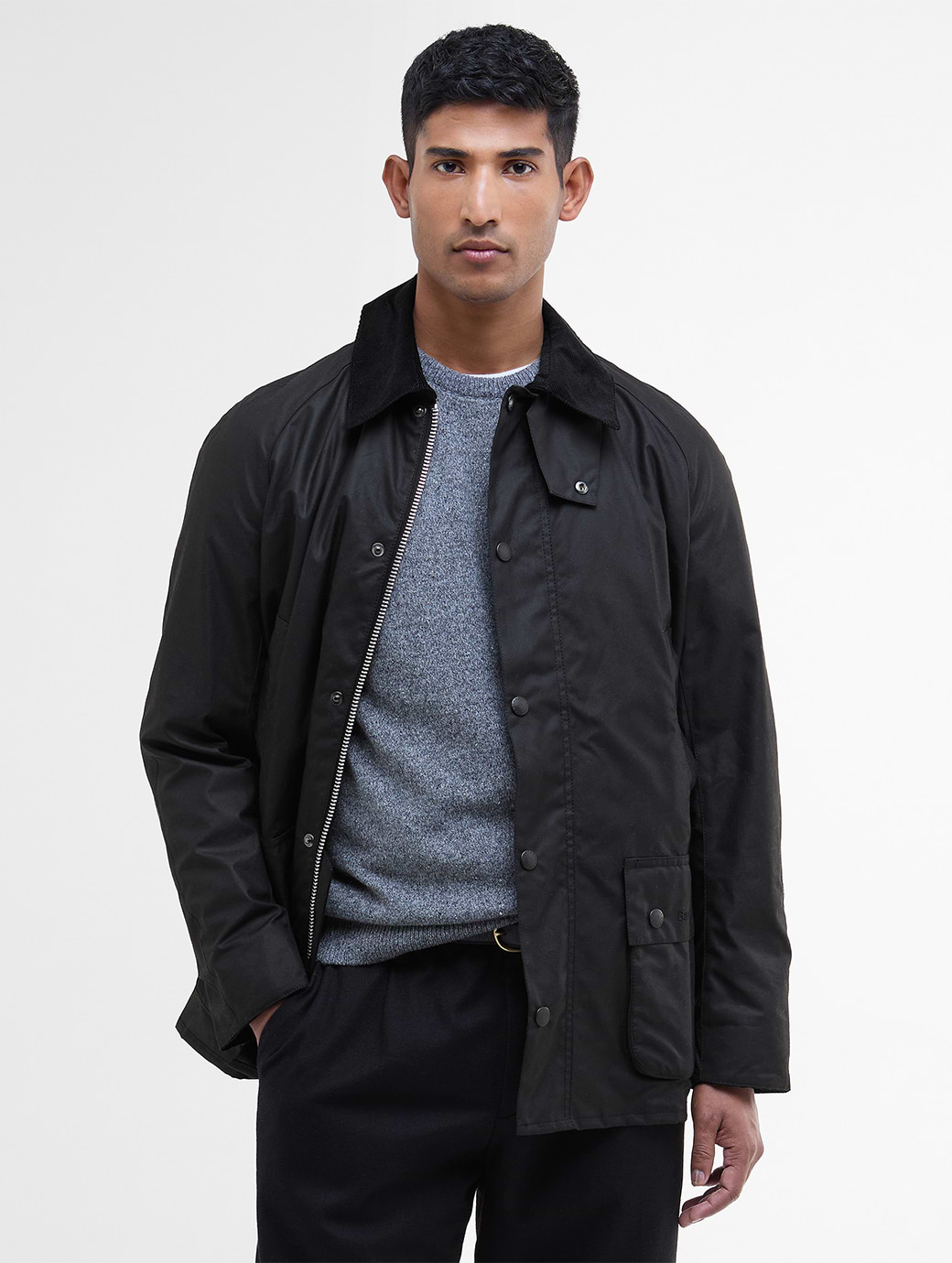 Barbour Classic Bewick ダークグレージャケット 934756s.jpg