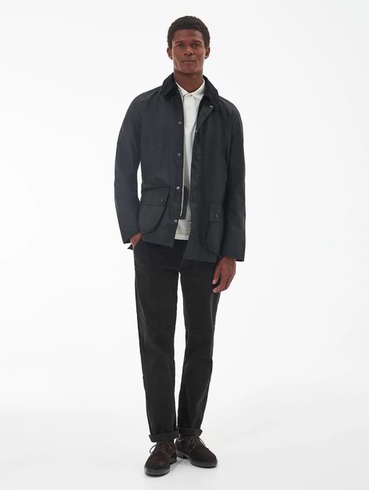 Barbour | Men's Ashby Wax Jacket Black Classic