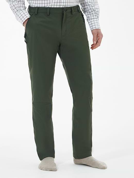 Barbour Men's Swinton Active Trousers Olive 