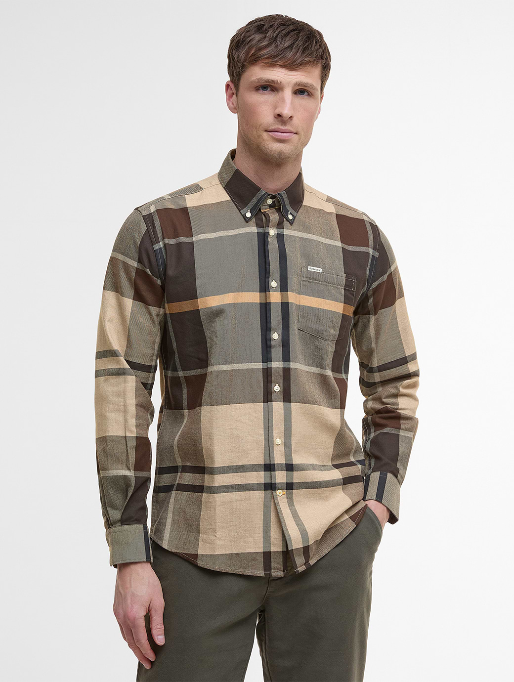 Barbour Men's Bearpark Regular Tartan Shirt Autumn Dress