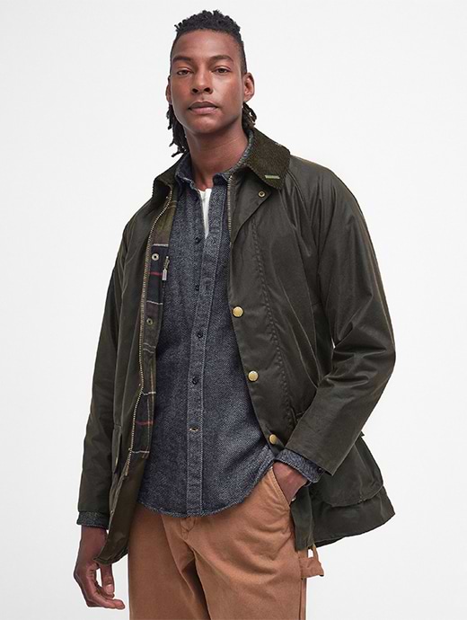Barbour Unisex Beaufort 40 Wax Jacket Olive