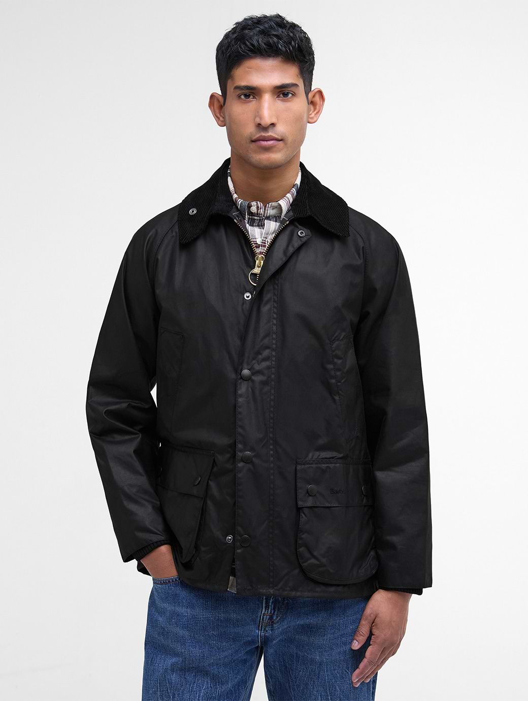 Barbour Men's Bedale Wax Jacket Black