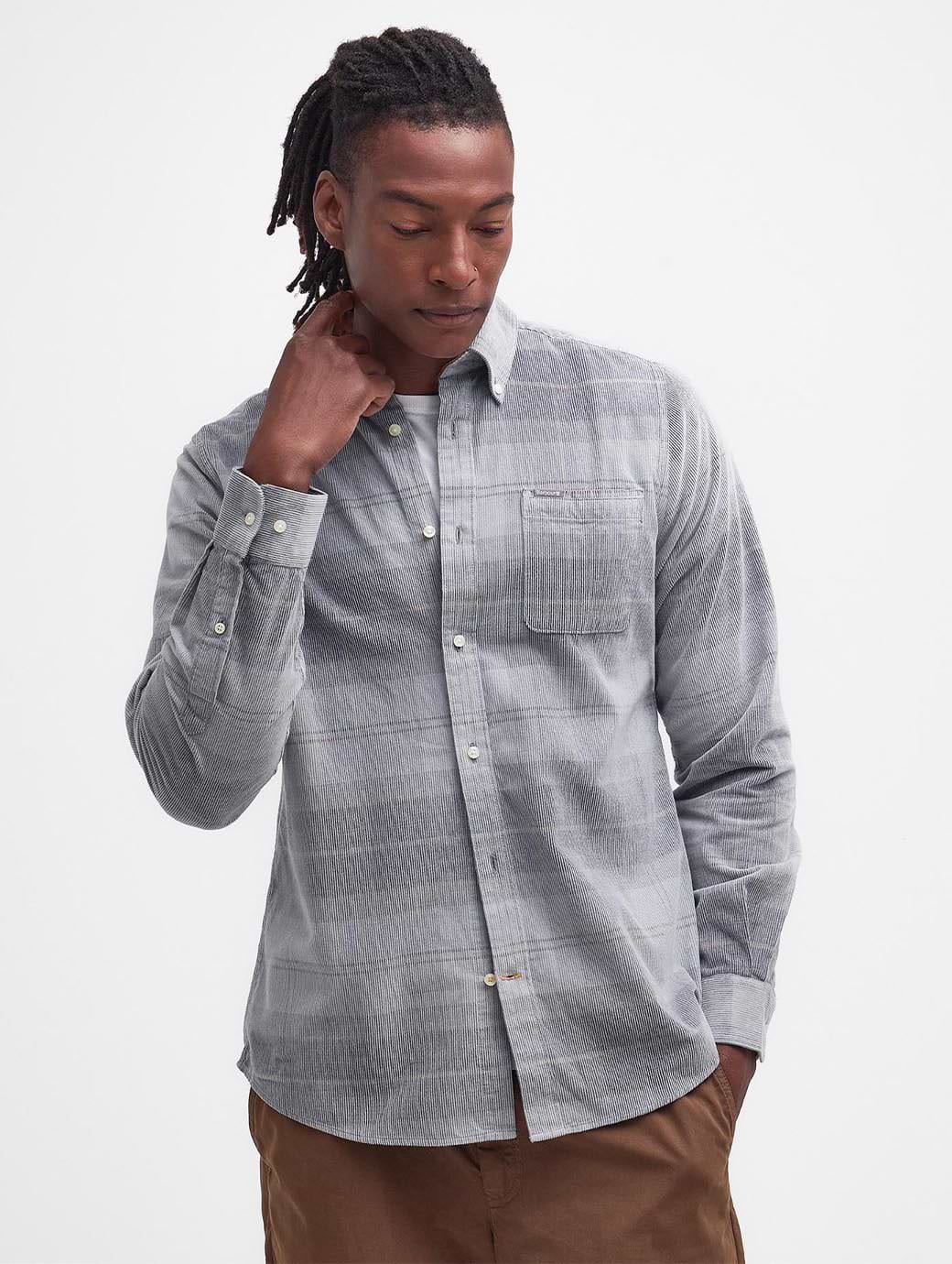 Barbour Men's Blair Tailored Shirt Greystone