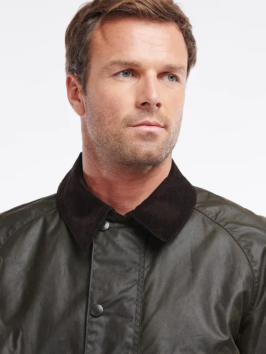 Men's barbour bristol waxed jacket best sale