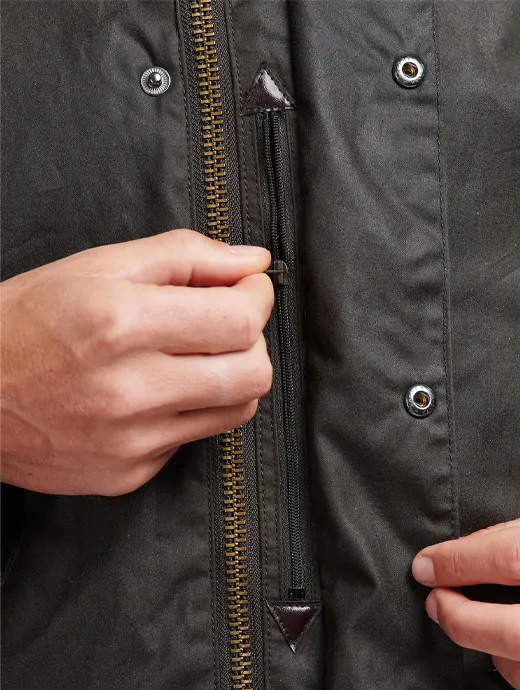 Barbour Men s Bristol Wax Jacket Olive