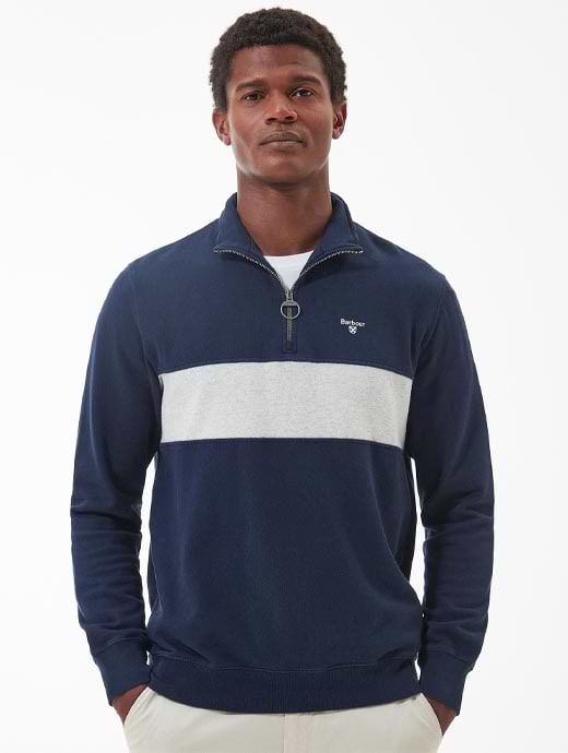 Half zip jumper navy shop