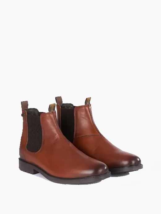 Barbour Burnhope Chelsea Boots Chestnut Griggs