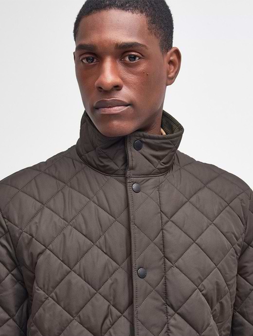 Barbour chelsea sportsquilt jacket olive sales