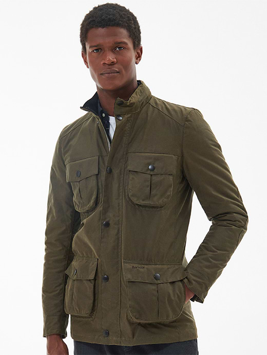 Mens short wax jacket sale