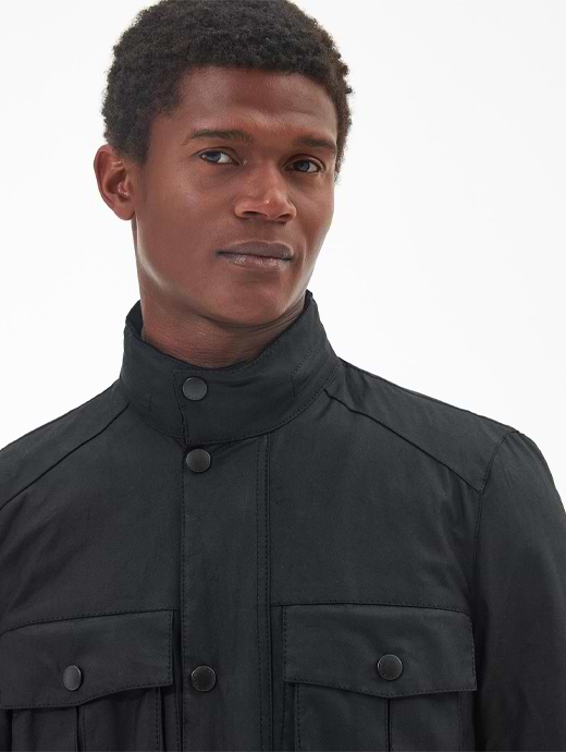 Barbour Men s Corbridge Wax Jacket Black