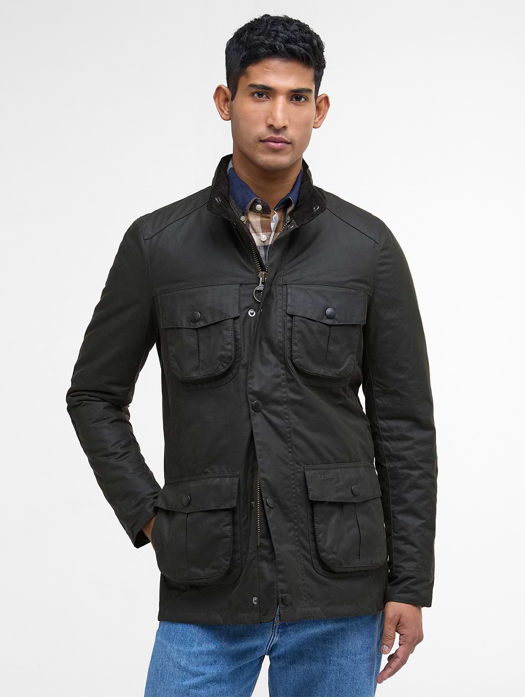 Barbour Men's Corbridge Wax Jacket Olive