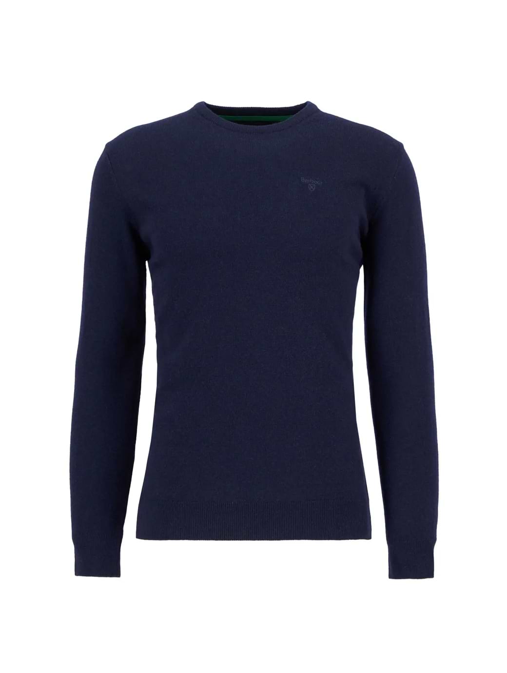 Barbour Men's Essential Lambswool Crew Neck Sweater Navy