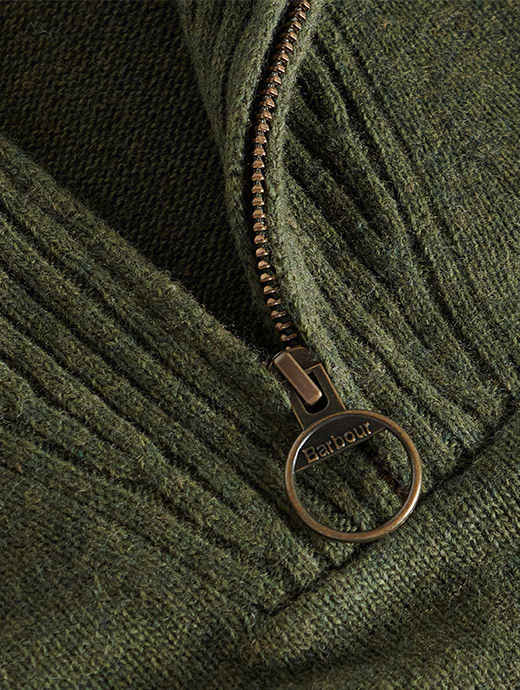 Barbour jumper mens Silver outlet