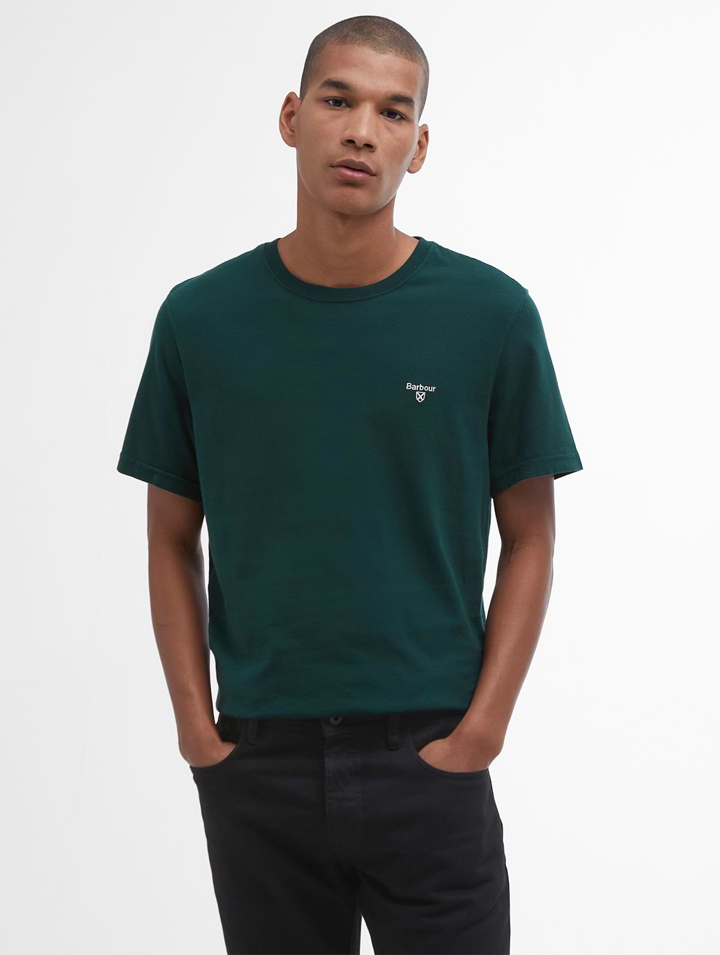 Barbour Men's Essential Sports T-Shirt Seaweed
