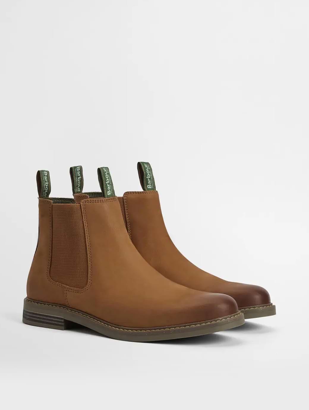 Barbour Men's Farsley Chelsea Boots Dark Tan