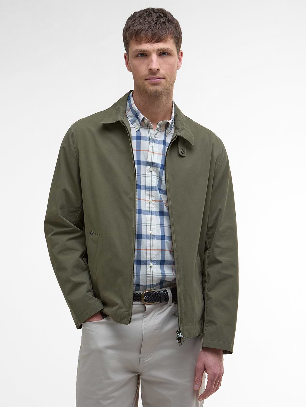 Barbour Men's Fernport Casual Jacket Light Moss
