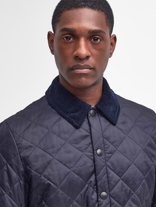 Barbour Heritage Liddesdale Quilted Jacket Navy | Griggs