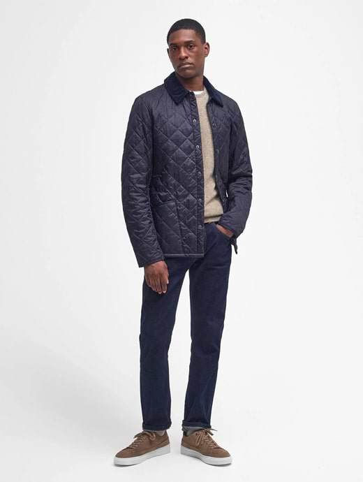 Barbour Heritage Liddesdale Quilted Jacket Navy Griggs
